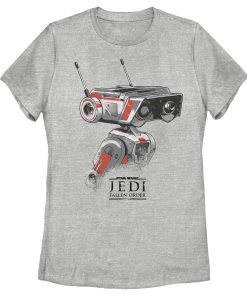 Women’s Star Wars Jedi Fallen Order BD-1 Grunge T-Shirt