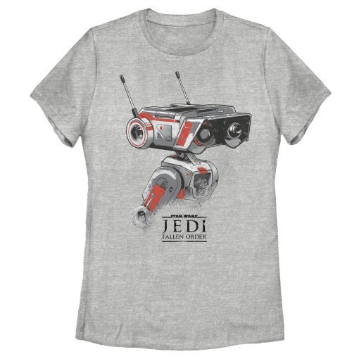 Women’s Star Wars Jedi Fallen Order BD-1 Grunge T-Shirt