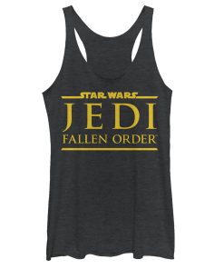 Women’s Star Wars Jedi Fallen Order Golden Logo Racerback Tank Top