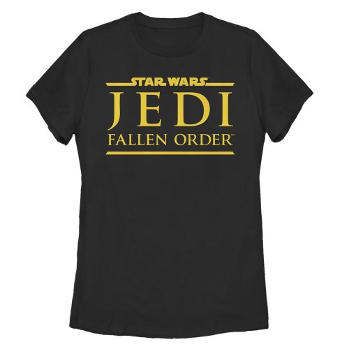 Women’s Star Wars Jedi Fallen Order Golden Logo T-Shirt