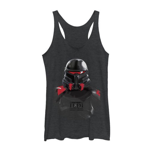 Women’s Star Wars Jedi Fallen Order Purge Trooper Watercolor Racerback Tank Top