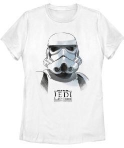 Women’s Star Wars Jedi Fallen Order Stormtrooper Portrait T-Shirt