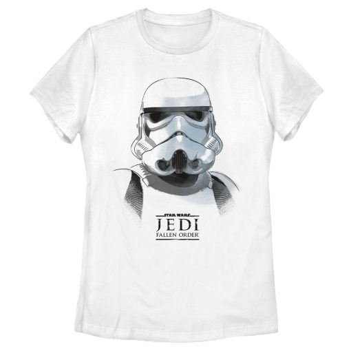 Women’s Star Wars Jedi Fallen Order Stormtrooper Portrait T-Shirt