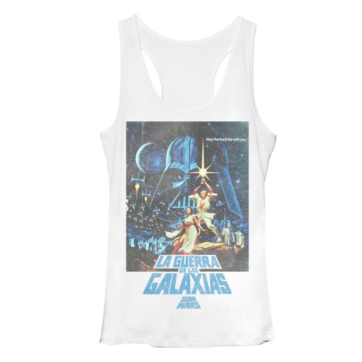 Women’s Star Wars La Guerra de las Galaxias Racerback Tank Top