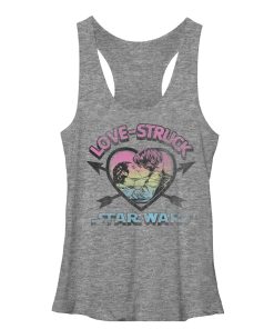 Women’s Star Wars Love-Struck Han and Leia Racerback Tank Top