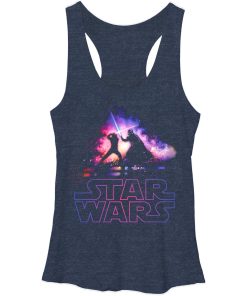 Women’s Star Wars Luke and Vader Duel Racerback Tank Top