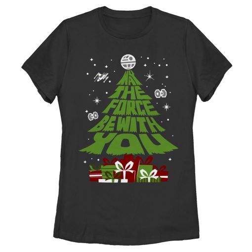 Women’s Star Wars May the Christmas Gifts Be With You T-Shirt