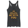 Women’s Star Wars May the Fourth Opening Crawl Racerback Tank Top