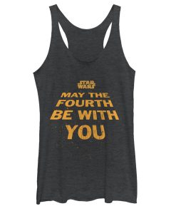 Women’s Star Wars May the Fourth Opening Crawl Racerback Tank Top