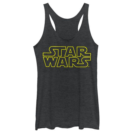 Women’s Star Wars Movie Logo Racerback Tank Top