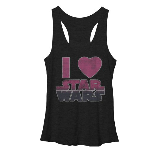 Women’s Star Wars Movie Love Racerback Tank Top