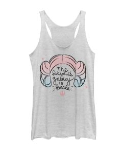 Women’s Star Wars Princess Leia Future Galaxy is Female Racerback Tank Top