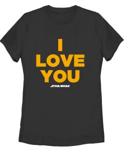 Women’s Star Wars Princess Leia I Love You T-Shirt