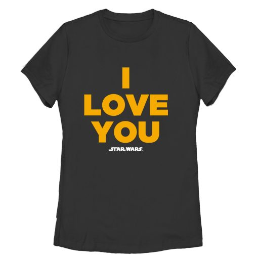 Women’s Star Wars Princess Leia I Love You T-Shirt