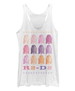 Women’s Star Wars R2-D2 Colors Racerback Tank Top