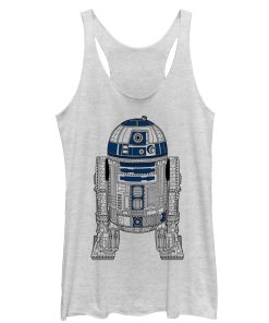 Women’s Star Wars R2-D2 Detailed Droid Racerback Tank Top