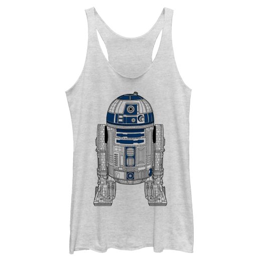 Women’s Star Wars R2-D2 Detailed Droid Racerback Tank Top