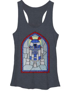 Women’s Star Wars R2-D2 Stained Glass Racerback Tank Top