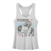 Women’s Star Wars Rebel Love Han and Leia Racerback Tank Top