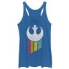 Women’s Star Wars Rebel Rainbow Emblem Racerback Tank Top