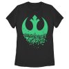 Women’s Star Wars Rebel Symbol Clover Fade T-Shirt