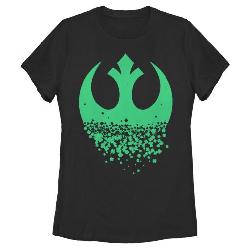 Women’s Star Wars Rebel Symbol Clover Fade T-Shirt