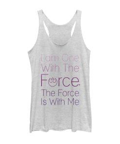 Women’s Star Wars Rogue One Chirrut One with Force Racerback Tank Top