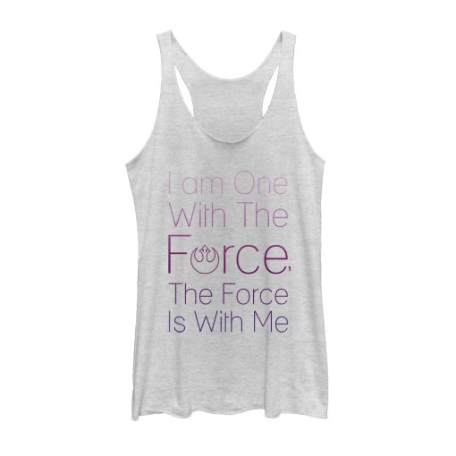 Women’s Star Wars Rogue One Chirrut One with Force Racerback Tank Top