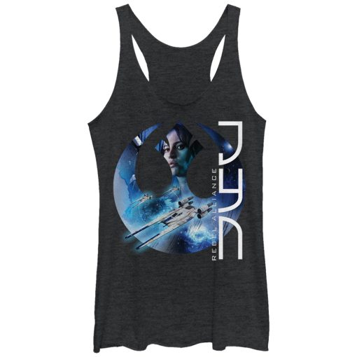 Women’s Star Wars Rogue One Jyn Rebel Alliance Racerback Tank Top