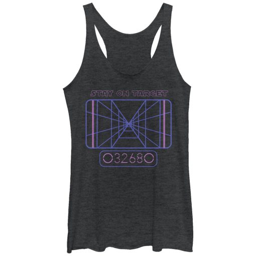 Women’s Star Wars Stay on Target Racerback Tank Top