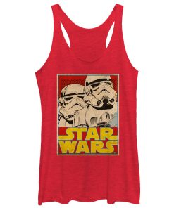 Women’s Star Wars Stormtrooper Trading Card Racerback Tank Top