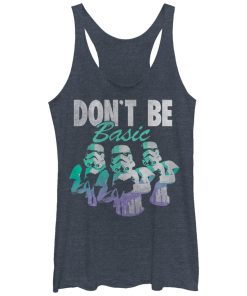 Women’s Star Wars Stormtroopers Don’t Be Basic Racerback Tank Top