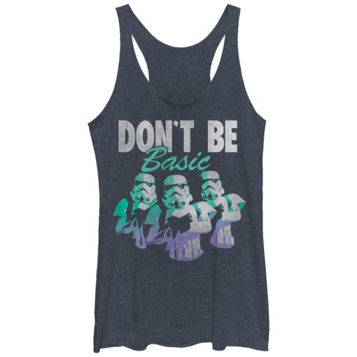 Women’s Star Wars Stormtroopers Don’t Be Basic Racerback Tank Top