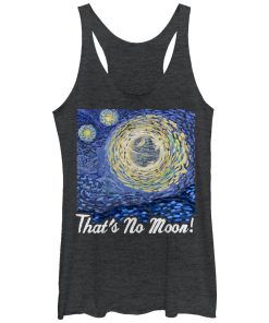 Women’s Star Wars That’s No Moon Art Racerback Tank Top
