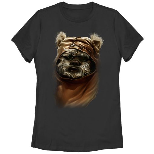 Women’s Star Wars The Ewok Named Wicket Profile Picture T-Shirt