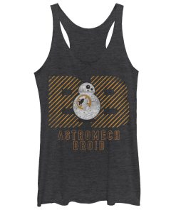Women’s Star Wars The Force Awakens BB-8 Astromech Droid Distressed Racerback Tank Top