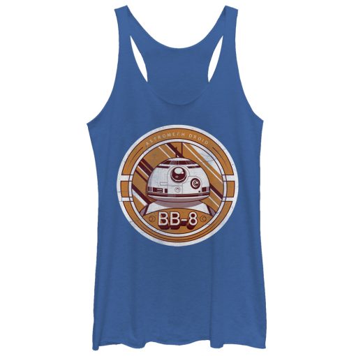 Women’s Star Wars The Force Awakens BB-8 Astromech Droid Round Racerback Tank Top