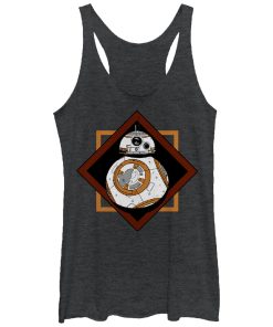 Women’s Star Wars The Force Awakens BB-8 Square Racerback Tank Top