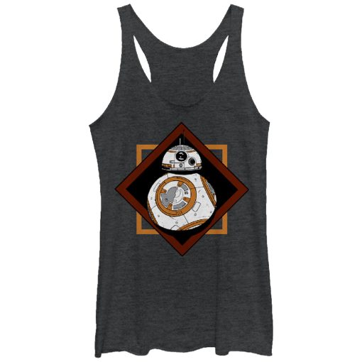 Women’s Star Wars The Force Awakens BB-8 Square Racerback Tank Top