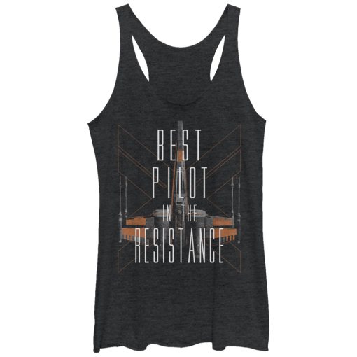 Women’s Star Wars The Force Awakens Best Pilot in the X-Wing Racerback Tank Top