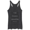 Women’s Star Wars The Force Awakens Box Racerback Tank Top