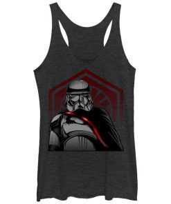 Women’s Star Wars The Force Awakens Captain Phasma First Order Cape Racerback Tank Top