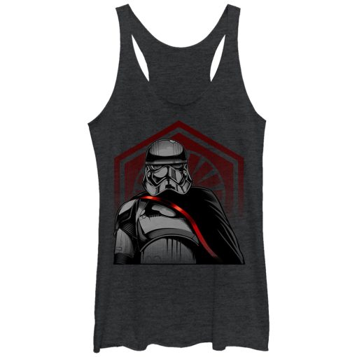 Women’s Star Wars The Force Awakens Captain Phasma First Order Cape Racerback Tank Top