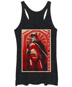 Women’s Star Wars The Force Awakens Captain Phasma Poster Racerback Tank Top