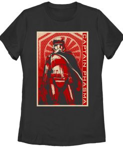 Women’s Star Wars The Force Awakens Captain Phasma Poster T-Shirt