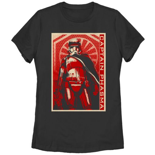 Women’s Star Wars The Force Awakens Captain Phasma Poster T-Shirt