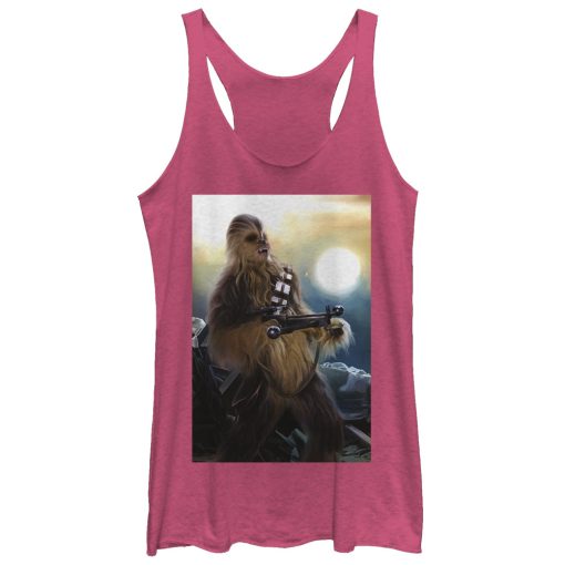 Women’s Star Wars The Force Awakens Chewbacca Bowcaster Racerback Tank Top