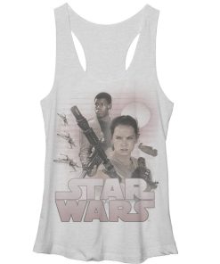 Women’s Star Wars The Force Awakens Classic Rey and Finn Racerback Tank Top