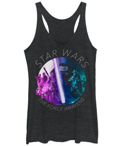Women’s Star Wars The Force Awakens Dark Side and the Light Racerback Tank Top