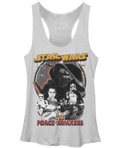 Women’s Star Wars The Force Awakens Distressed Racerback Tank Top